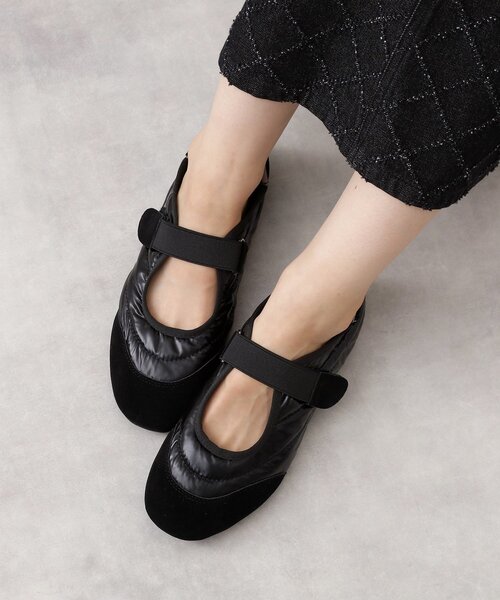 THE SHOP TK （ザ ショップ ティーケー ）の「ストラップスニーカー（スニーカー・レディース・アイボリー/ブラック・45/35）」の4枚目の写真