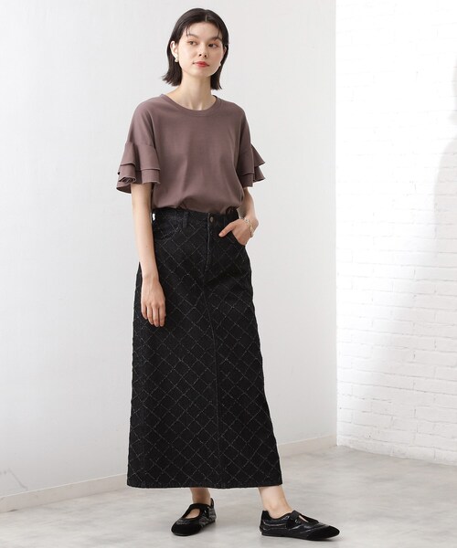 THE SHOP TK （ザ ショップ ティーケー ）の「ストラップスニーカー（スニーカー・レディース・アイボリー/ブラック・45/35）」の3枚目の写真