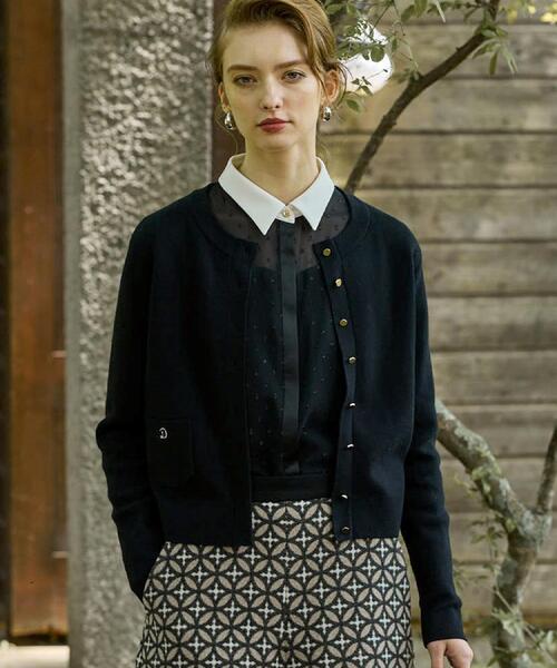 洗える/カシミヤ混】ウォッシャブルコットンカシミヤカーディガン