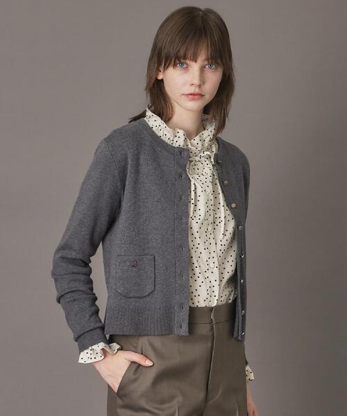 DRESSTERIOR(ドレステリア)の「◆【洗える/カシミヤ混】ウォッシャブルコットンカシミヤカーディガン(カーディガン/ボレロ・レディース・ブラック/ダークグレー/ナチュラル/ブルーグリーン/レッド系/ブルー系その他・40/38/36/34)」の20枚目の写真