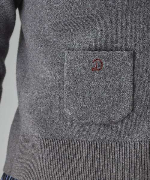 DRESSTERIOR（ドレステリア）の「【洗える/カシミヤ混】ウォッシャブルコットンカシミヤカーディガン（カーディガン/ボレロ・レディース・ブラック/ダークグレー/ナチュラル/ブルーグリーン/レッド系/ブルー系その他・40/38/36/34）」の10枚目の写真