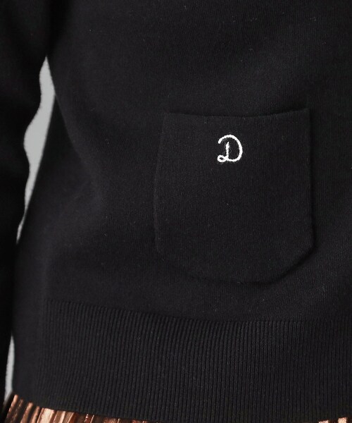 DRESSTERIOR（ドレステリア）の「【洗える/カシミヤ混】ウォッシャブルコットンカシミヤカーディガン（カーディガン/ボレロ・レディース・ブラック/ダークグレー/ナチュラル/ブルーグリーン/レッド系/ブルー系その他・40/38/36/34）」の18枚目の写真