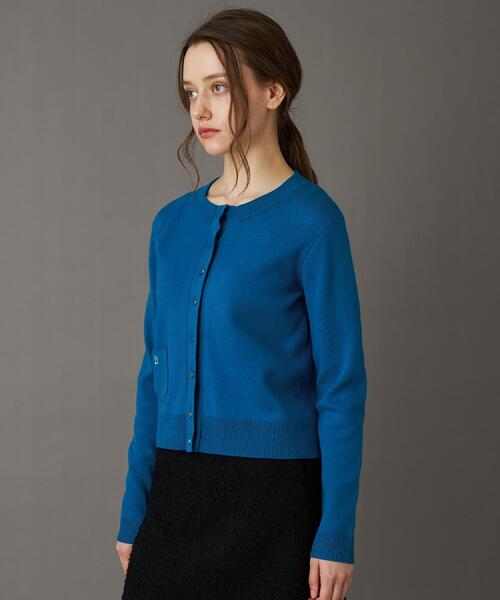 DRESSTERIOR（ドレステリア）の「【洗える/カシミヤ混】ウォッシャブルコットンカシミヤカーディガン（カーディガン/ボレロ・レディース・ブラック/ダークグレー/ナチュラル/ブルーグリーン/レッド系/ブルー系その他・40/38/36/34）」の19枚目の写真