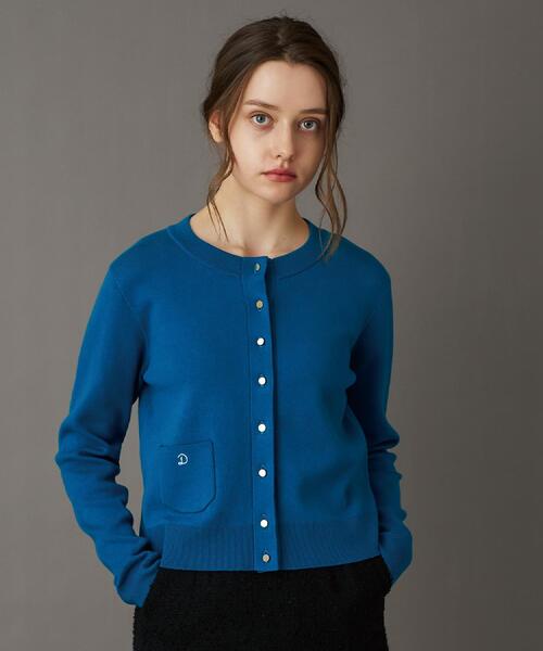 DRESSTERIOR（ドレステリア）の「【洗える/カシミヤ混】ウォッシャブルコットンカシミヤカーディガン（カーディガン/ボレロ・レディース・ブラック/ダークグレー/ナチュラル/ブルーグリーン/レッド系/ブルー系その他・40/38/36/34）」の20枚目の写真