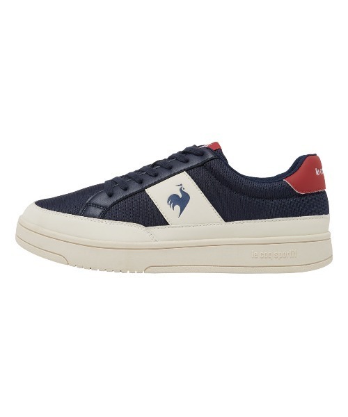 le coq sportif(ルコックスポルティフ)の「ルコックスポルティフ/LCS ランスAC 消臭スニーカー LU5FSN58UZ(スニーカー・メンズ・ベージュ系その他/ネイビー系・26.5cm/25.5cm/24.5cm/23.5cm/27.0cm/26.0cm/25.0cm/24.0cm/23.0cm/27.5cm)」の3枚目の写真