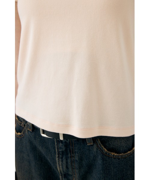 MOUSSY(マウジー)の「CHROME LOGO Tシャツ(Tシャツ/カットソー・レディース・ライトブラック/ライトカーキ/オフホワイト/オレンジ系その他・FREE)」の20枚目の写真