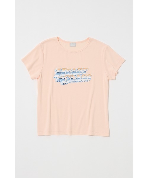 MOUSSY(マウジー)の「CHROME LOGO Tシャツ(Tシャツ/カットソー・レディース・ライトブラック/ライトカーキ/オフホワイト/オレンジ系その他・FREE)」の21枚目の写真