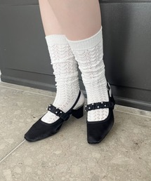 ORiental TRaffic | 2025秋冬新作パール×シアーバックストラップパンプス/56309(パンプス)