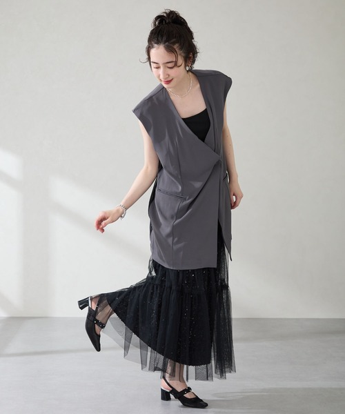 ORiental TRaffic（オリエンタルトラフィック）の「2025秋冬新作パール×シアーバックストラップパンプス/56309（パンプス・レディース・ブラック/グリーン・LL/L/M/S）」の10枚目の写真