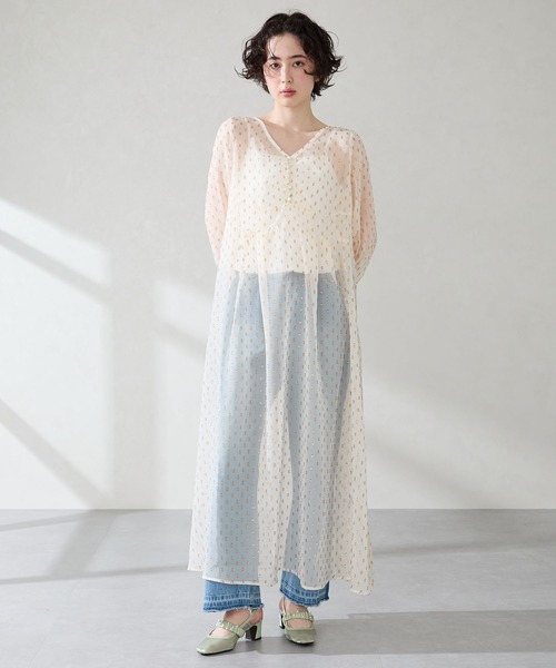 ORiental TRaffic（オリエンタルトラフィック）の「2025秋冬新作パール×シアーバックストラップパンプス/56309（パンプス・レディース・ブラック/グリーン・LL/L/M/S）」の20枚目の写真