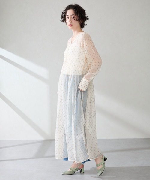 ORiental TRaffic（オリエンタルトラフィック）の「2025秋冬新作パール×シアーバックストラップパンプス/56309（パンプス・レディース・ブラック/グリーン・LL/L/M/S）」の21枚目の写真