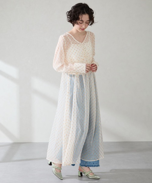 ORiental TRaffic（オリエンタルトラフィック）の「2025秋冬新作パール×シアーバックストラップパンプス/56309（パンプス・レディース・ブラック/グリーン・LL/L/M/S）」の22枚目の写真