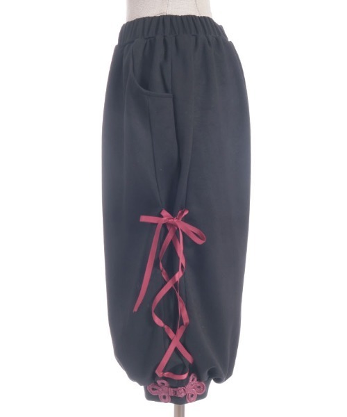 axes femme POETIQUE(アクシーズファムポエティック)の「チャイナボタンバルーンパンツ(その他パンツ・レディース・パープル/ブラック/ブルーグリーン・MEDIUM)」の19枚目の写真