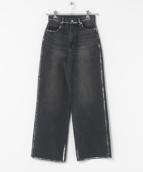 SENSE OF PLACE by URBAN RESEARCH（センスオブプレイスバイアーバンリサーチ）の「ハクプリントデニム（デニムパンツ・レディース・ライトインディゴブルー/ブラック・SMALL/MEDIUM）」の10枚目の写真