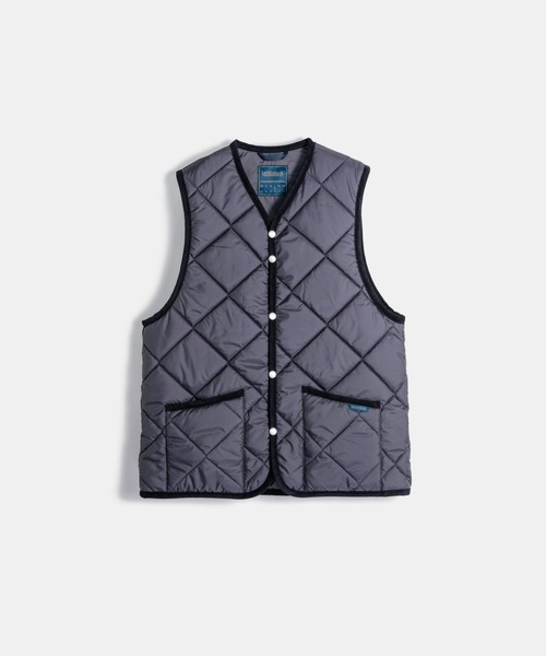 LAVENHAM(ラベンハム)の「Big Quilt Nacton Mens / ビッグ キルト ナクトン メンズ(ベスト・メンズ・ダークブラック/ネイビー・M/L)」の1枚目の写真