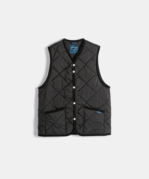 専用トキ様RATS ベスト3L キルティングmade in japan ブラック LAVENHAM（ラベンハム） ベスト ジレ Big Quilt Longline Barton