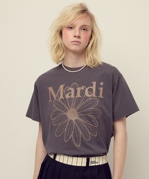 マルディメクルディ　Tシャツ　グレー グレー（灰色）系 Mardi Mercredi(マルディメクルディ) Tシャツ