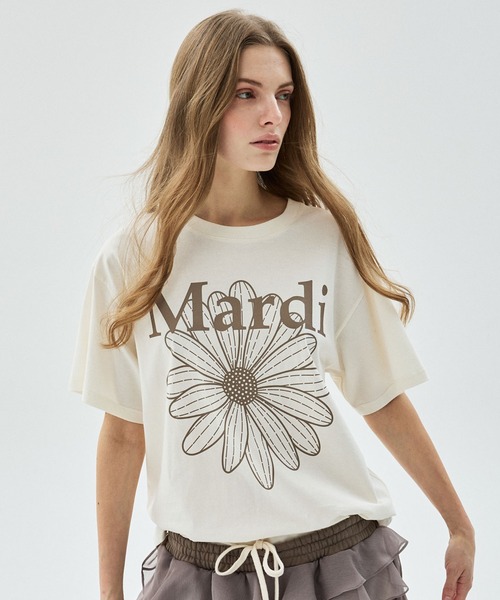 TSHIRT FLOWERMARDI / Tシャツ フラワーマルディ（Tシャツ/カットソー