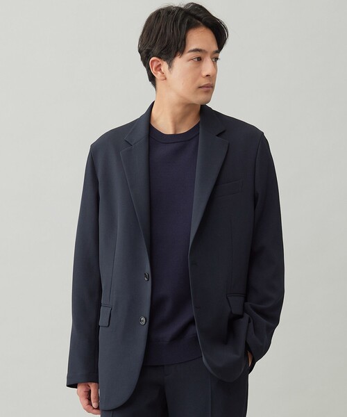 UNFILO（アンフィーロ）の「WOOL TOUCH 機能美ジャケット（テーラードジャケット・メンズ・グレー系/ブラック系/ネイビー系・MEDIUM/SMALL/X-LARGE/LARGE）」の11枚目の写真