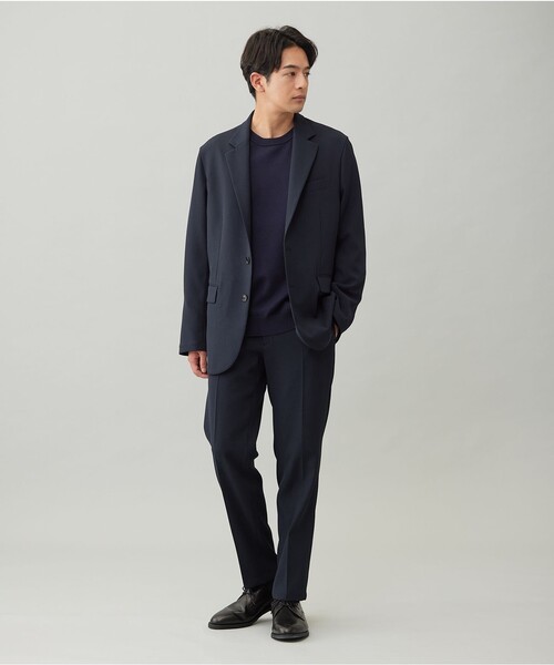 UNFILO（アンフィーロ）の「WOOL TOUCH 機能美ジャケット（テーラードジャケット・メンズ・グレー系/ブラック系/ネイビー系・MEDIUM/SMALL/X-LARGE/LARGE）」の10枚目の写真