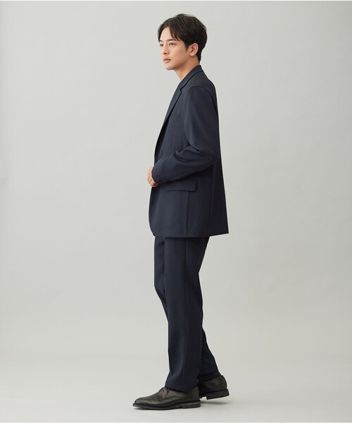 UNFILO（アンフィーロ）の「WOOL TOUCH 機能美ジャケット（テーラードジャケット・メンズ・グレー系/ブラック系/ネイビー系・MEDIUM/SMALL/X-LARGE/LARGE）」の9枚目の写真