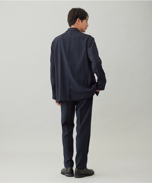 UNFILO（アンフィーロ）の「WOOL TOUCH 機能美ジャケット（テーラードジャケット・メンズ・グレー系/ブラック系/ネイビー系・MEDIUM/SMALL/X-LARGE/LARGE）」の8枚目の写真