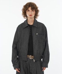 WISH FOR EVER(EBbVtH[Go[)ASSORT DOUBLE ZIP SHORT JACKET/iSETUPj/ A\[g_uWbvV[gWPbg(ZbgAbv)(u])