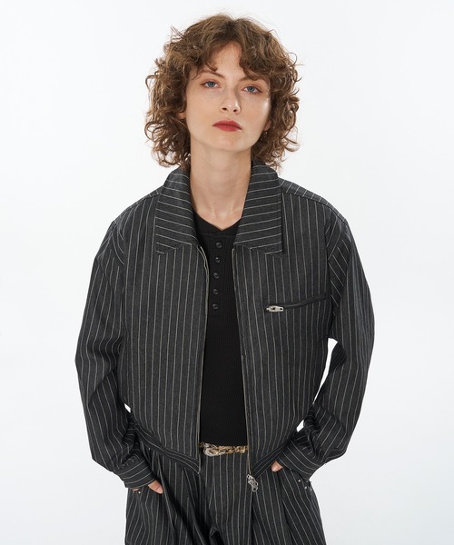 WISH FOR EVER ダブルジップショートジャケット ASSORT DOUBLE ZIP SHORT JACKET/（SETUP）/ アソートダブル