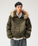 BEAMS（ビームス）の「S/DOUBLE×BEAMS / 別注 サテンフライト