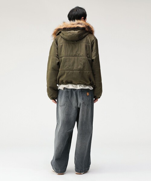 BEAMS（ビームス）の「ガーメントダイ N-3B ジャケット（ミリタリージャケット・メンズ・オリーブ/ブラック系その他4・M/S/XL/L）」の17枚目の写真