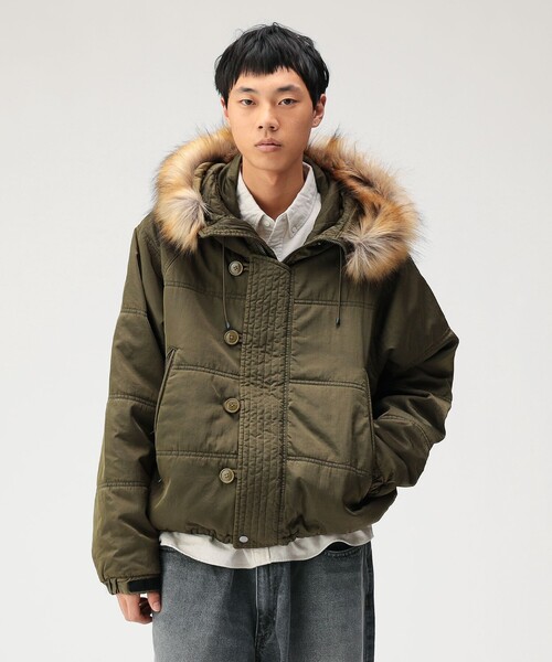 BEAMS（ビームス）の「ガーメントダイ N-3B ジャケット（ミリタリージャケット・メンズ・オリーブ/ブラック系その他4・M/S/XL/L）」の18枚目の写真