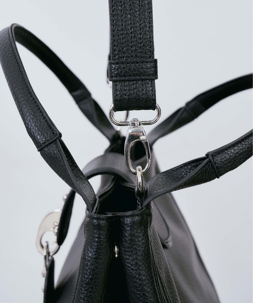 BLAYMORE（ブレイモア）の「【BLAYMORE】Fireman Hand Bag / 2way仕様 / ハンドバッグ / ショルダーバッグ（ハンドバッグ・メンズ・ブラック・FREE）」の4枚目の写真