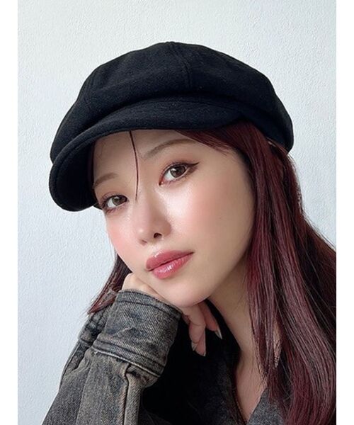 RESEXXY（リゼクシー）の「ベーシックキャスケット（キャスケット・レディース・ブラウン/ブラック/チャコールグレー・FREE）」の2枚目の写真