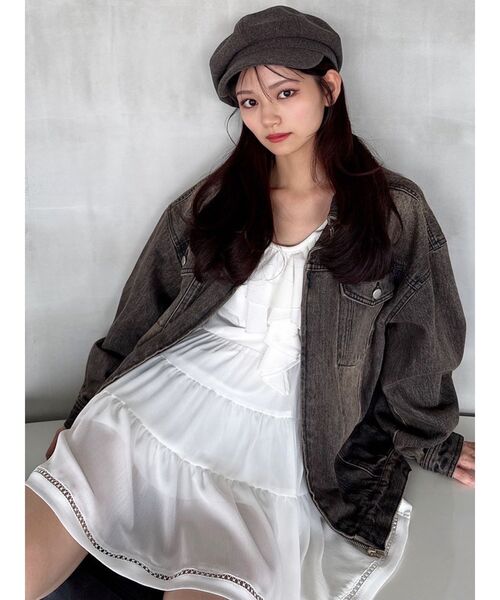 RESEXXY（リゼクシー）の「ベーシックキャスケット（キャスケット・レディース・ブラウン/ブラック/チャコールグレー・FREE）」の5枚目の写真