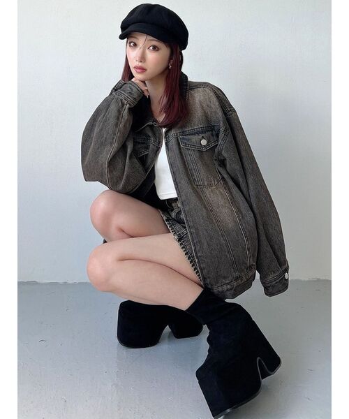 RESEXXY（リゼクシー）の「ベーシックキャスケット（キャスケット・レディース・ブラウン/ブラック/チャコールグレー・FREE）」の10枚目の写真