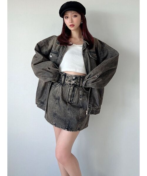 RESEXXY（リゼクシー）の「ベーシックキャスケット（キャスケット・レディース・ブラウン/ブラック/チャコールグレー・FREE）」の11枚目の写真