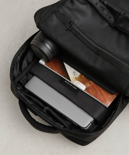 NANO universe(ナノユニバース)の「WEB限定/マルチビジネスバックパック(ビジネスバッグ・メンズ・ブラック・FREE)」の17枚目の写真