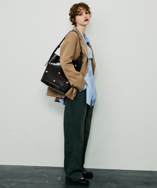セール】Studs Design Tote Bag /スタッズデザイントートバック