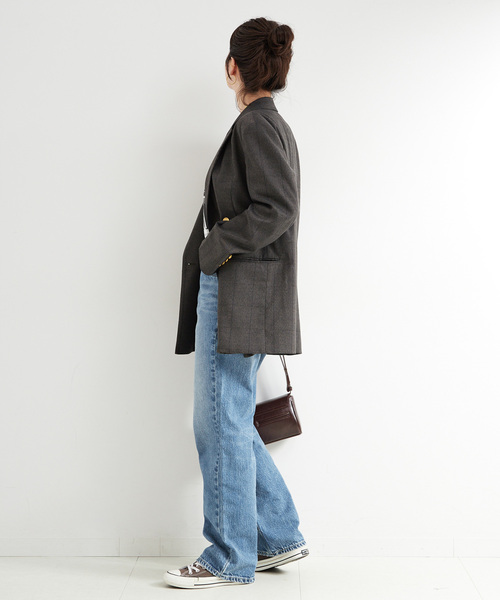 Lee(リー)の「ウォッシャブル / LEE/リー 別注 ストレートデニムパンツ(デニムパンツ・レディース・ブルー/ネイビー・MEDIUM/SMALL)」の13枚目の写真