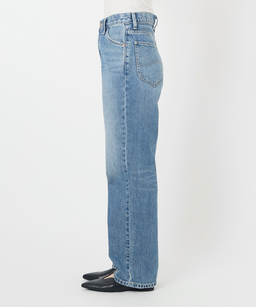 Lee(リー)の「ウォッシャブル / LEE/リー 別注 ストレートデニムパンツ(デニムパンツ・レディース・ブルー/ネイビー・MEDIUM/SMALL)」の20枚目の写真