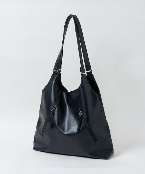 WEGO（ウィゴー）の「WEGO/トライアングルトートバッグ（トートバッグ・レディース・ブラウン/ホワイト/ブラック・FREE）」の20枚目の写真