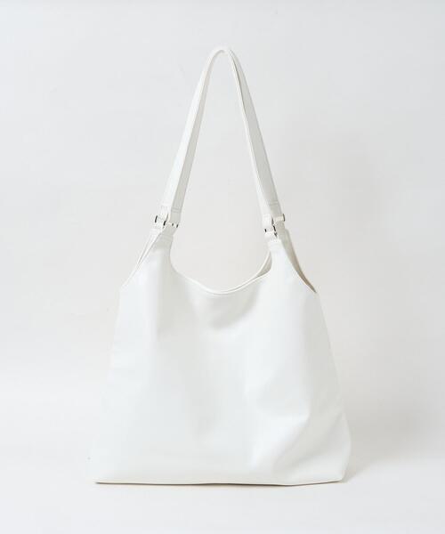 WEGO（ウィゴー）の「WEGO/トライアングルトートバッグ（トートバッグ・レディース・ブラウン/ホワイト/ブラック・FREE）」の17枚目の写真