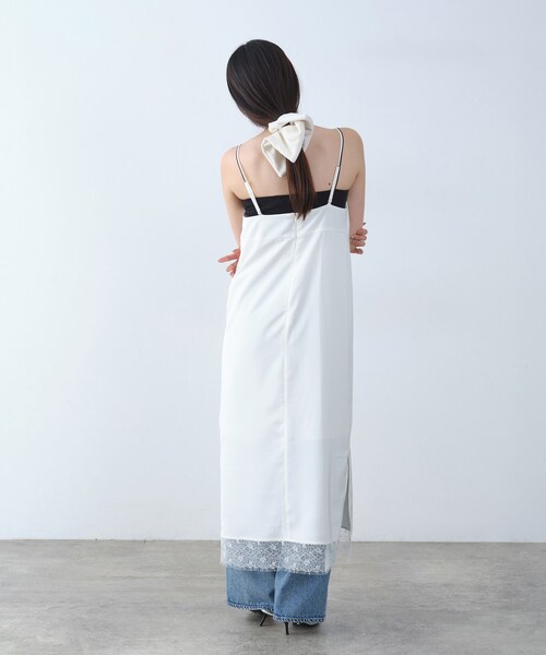 CODE A(コードエー)の「vintage like lace dress(ワンピース・レディース・ダークブラウン/ホワイト・38/36)」の10枚目の写真