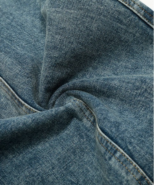 HOOK（フック）の「コクーン フラワーモチーフ デニムパンツ（デニムパンツ・メンズ・ブラック/ブルー・SMALL/MEDIUM/LARGE）」の16枚目の写真