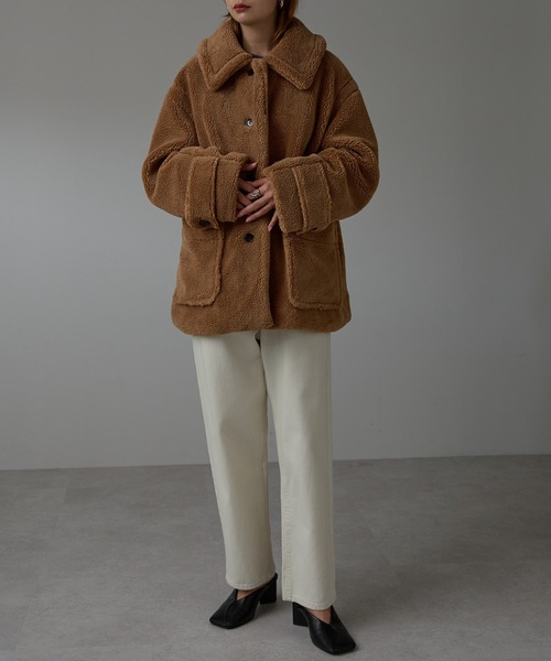 テディボア ステンカラーミドルコート（ステンカラーコート）｜r