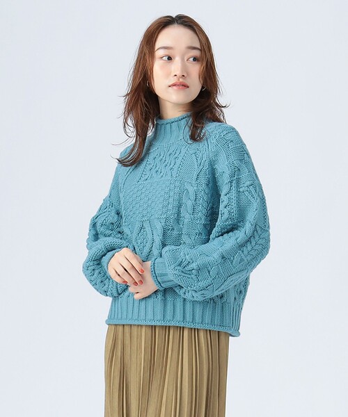 パッチワーク編み ニット（ニット/セーター）｜BEAMS HEART（ビームス