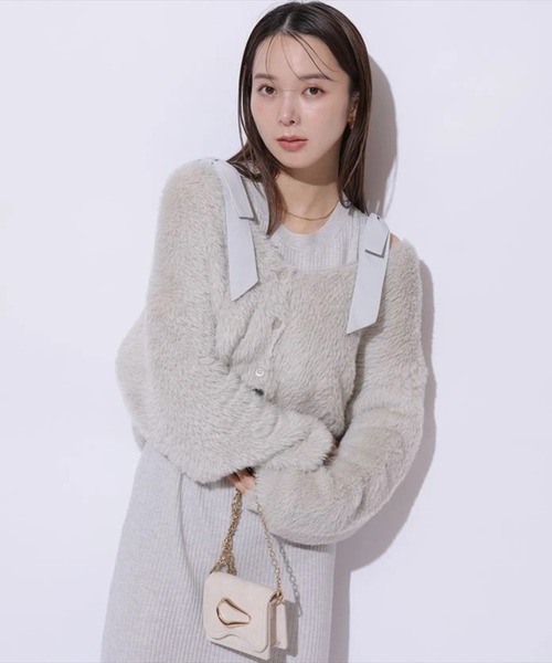 Mystrada（マイストラーダ）の「ファーボレロ（ニット/セーター）」 - WEAR