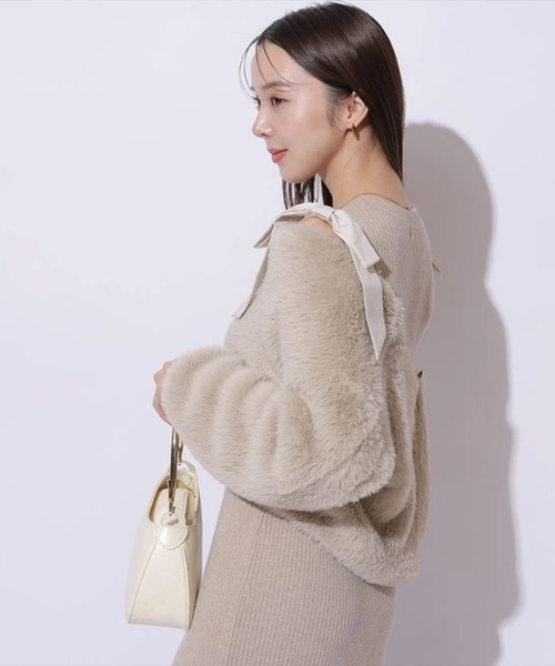 Mystrada（マイストラーダ）の「ファーボレロ（ニット/セーター）」 - WEAR