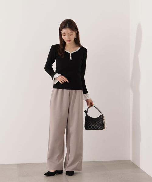 PROPORTION BODY DRESSING(プロポーションボディドレッシング)の「異素材スリーブニット / 1215270017(ニット/セーター・レディース・グレー/ブラック/ブラウン系その他・FREE)」の12枚目の写真