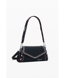 Desigual | ミディアムサイズのステッチ入りレザー風バッグ(ショルダーバッグ)